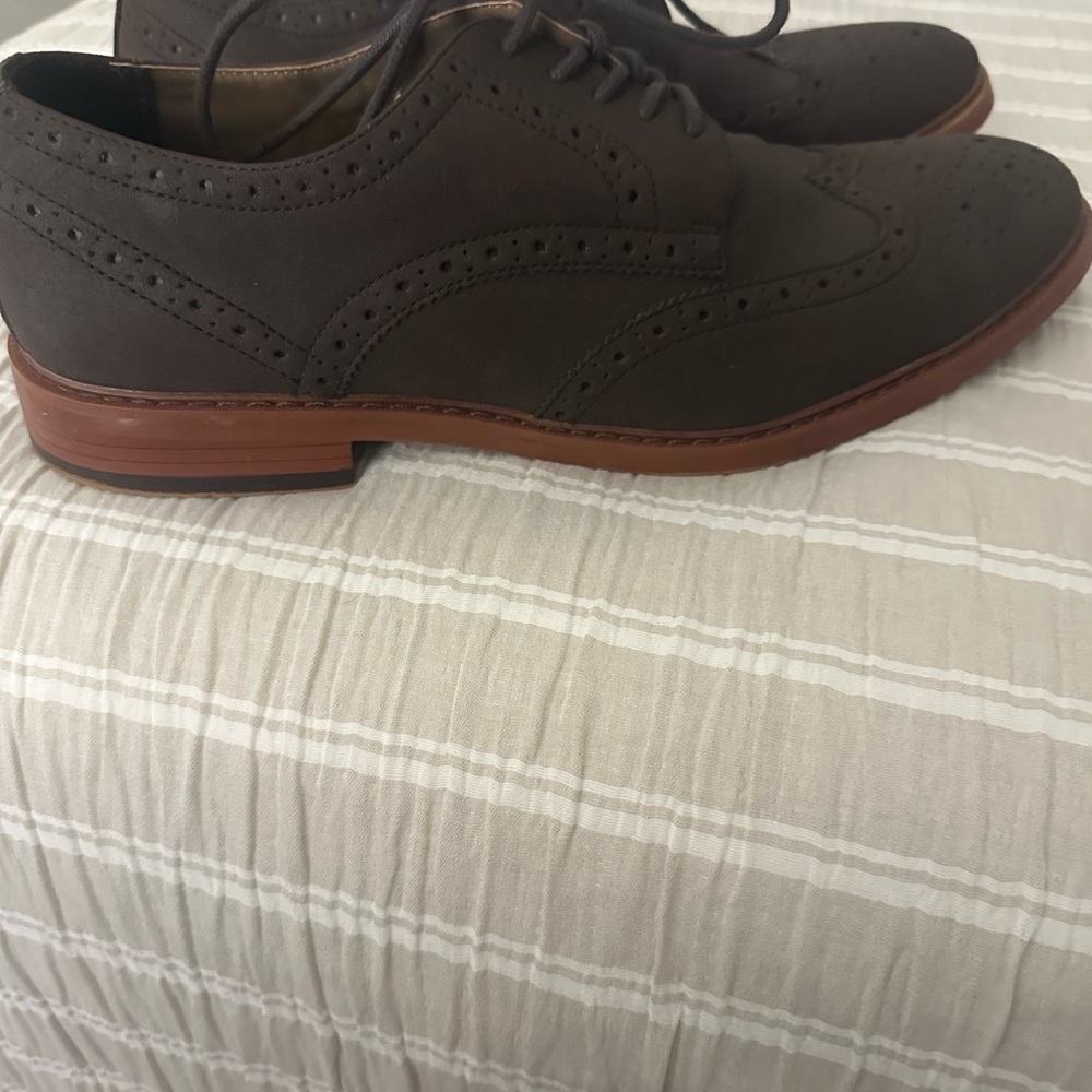 George Dark Brown Oxford Shoes